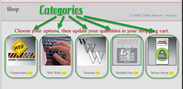 Store Categories